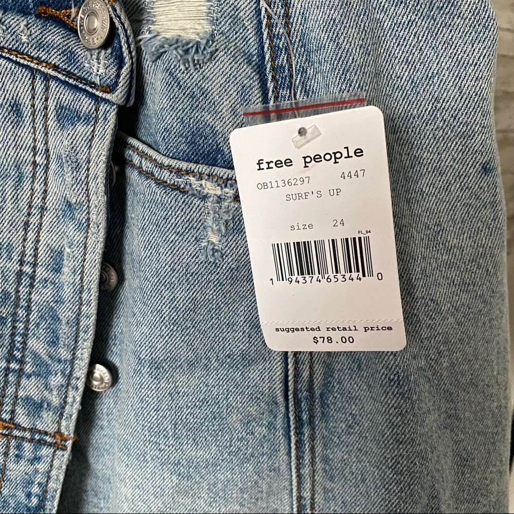 Free People | Wrap Denim Skirt | NWT - Picture 6 of 7